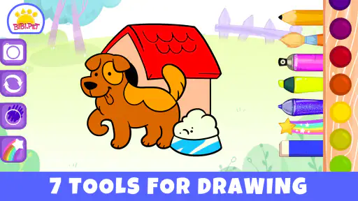 Bibi Drawing & Color Kids Game screenshot
