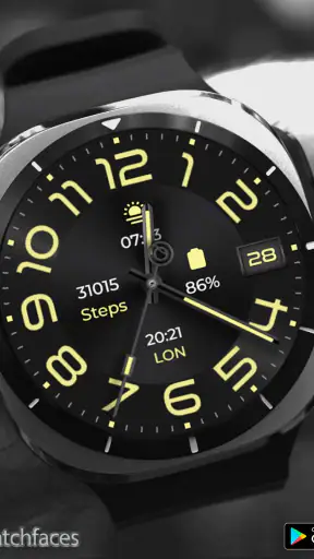 Big Analog 2 WF WearOS 5+ screenshot