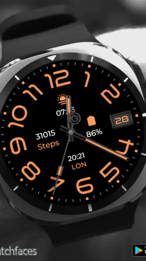 Big Analog 2 WF WearOS 5+ screenshot
