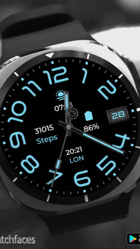 Big Analog 2 WF WearOS 5+ screenshot