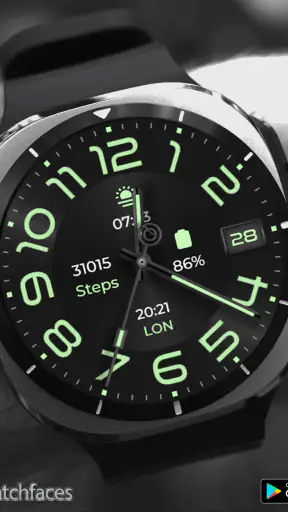 Big Analog 2 WF WearOS 5+ screenshot