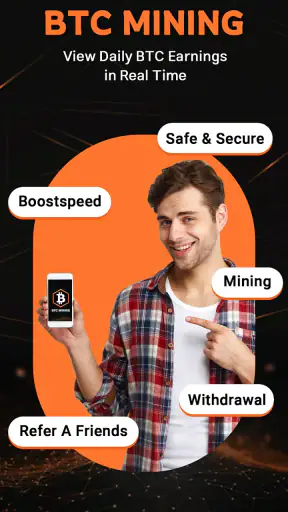 Bitcoin miner BTC cloud mining screenshot