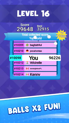 Bounce and collect screenshot