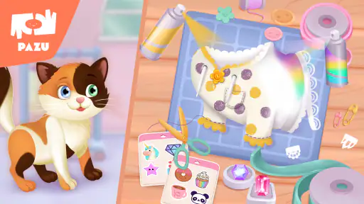 Cat game - Pet Care & Dress up screenshot