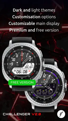 Challenger: Hybrid Watch Face screenshot