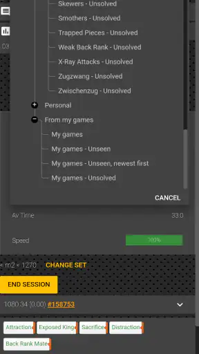 Chess tempo - Train chess tact screenshot