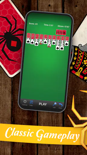 Classic Spider Solitaire Cards screenshot