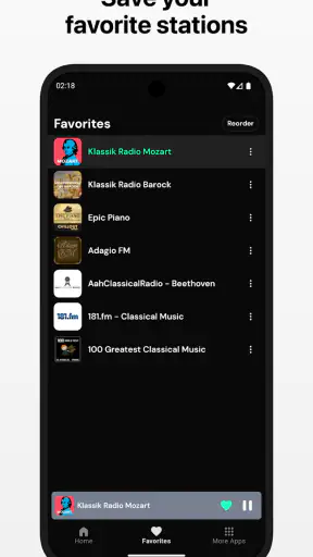 Classical Radio screenshot