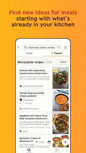 Cookpad recipes, homemade food screenshot