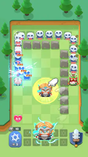 Cube Defender - 타워 디펜스 TD screenshot