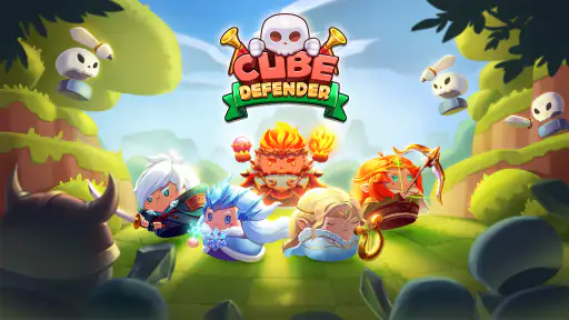 Cube Defender - 타워 디펜스 TD screenshot