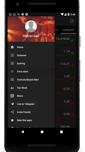 Data Saham Indonesia screenshot
