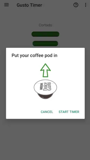Dolce Gusto 터치타이머 screenshot