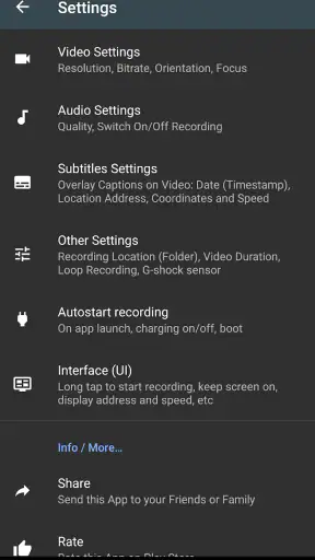 Droid Dashcam (드로이드 대시캠) DVR screenshot