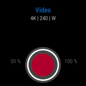 EasyBlack 9 for GoPro, Wear OS screenshot