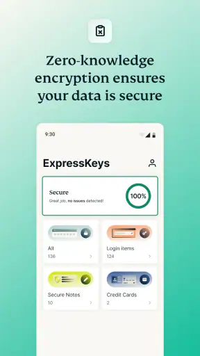 ExpressKeys 비밀번호 관리자 screenshot