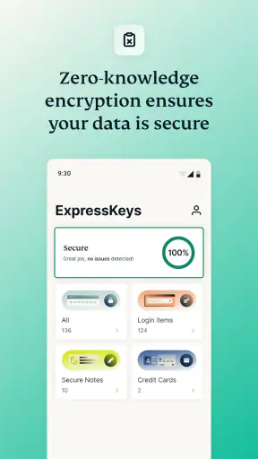 ExpressKeys 비밀번호 관리자 screenshot