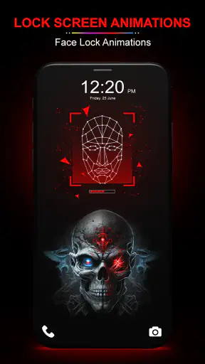 Face Lock Live Animation 4k screenshot