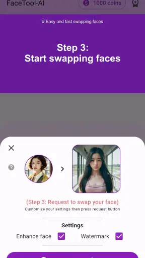 FaceTool: Face Swap & Generate screenshot