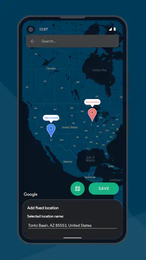 Fake GPS Joystick and Route screenshot