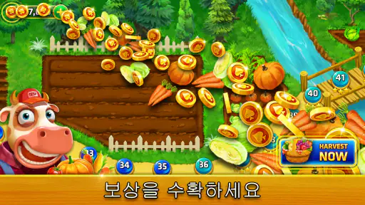 Farm Journey - TriPeaks 솔리테어 screenshot