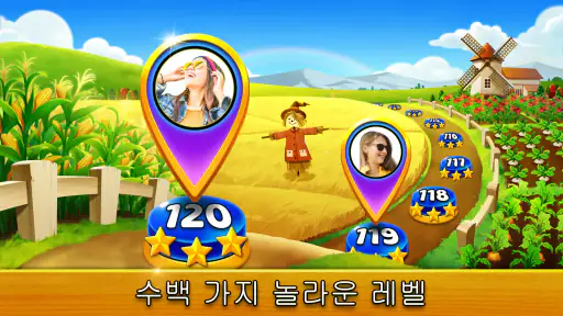 Farm Journey - TriPeaks 솔리테어 screenshot