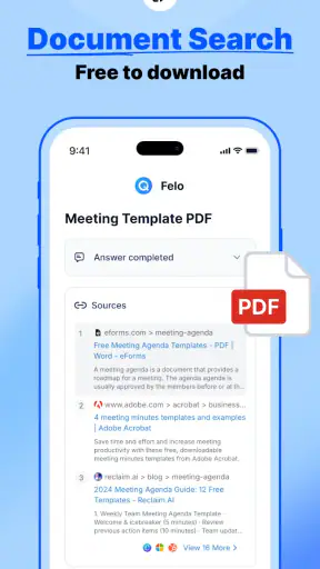 Felo Search screenshot