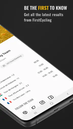 FirstCycling screenshot