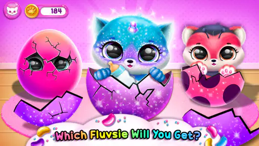 Fluvsies - 사랑스러운 솜털 요정! screenshot