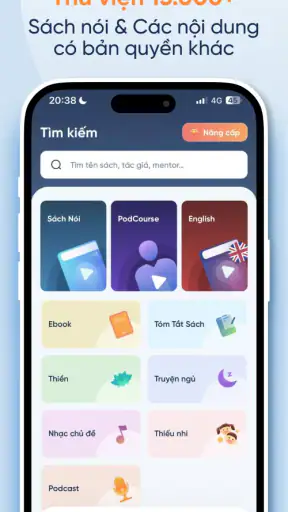Fonos: Sách nói & PodCourse screenshot