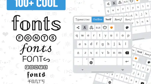 Fonts - 서체, 글씨체, 특수문자 이모티콘 키보드 screenshot