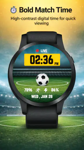 Football Arena Watch Face screenshot