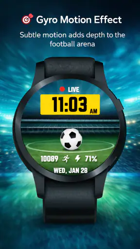 Football Arena Watch Face screenshot