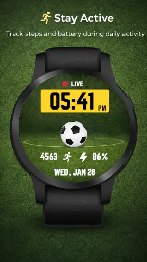 Football Arena Watch Face screenshot