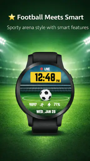 Football Arena Watch Face screenshot