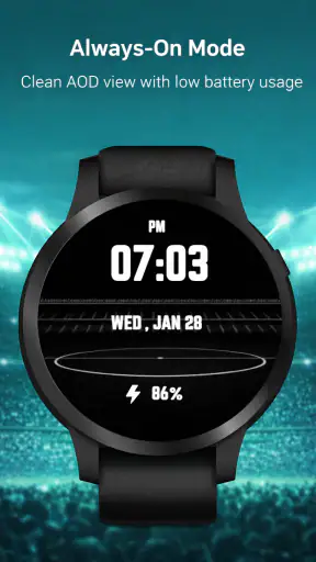 Football Arena Watch Face screenshot