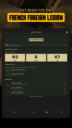 French Foreign Legion Training screenshot