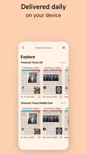 FT Digital Edition screenshot