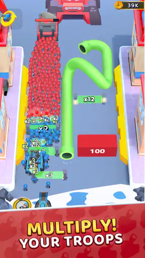 Grunt Rush: 군대 키우기 전략 게임 screenshot