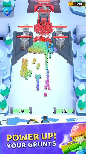 Grunt Rush: 군대 키우기 전략 게임 screenshot
