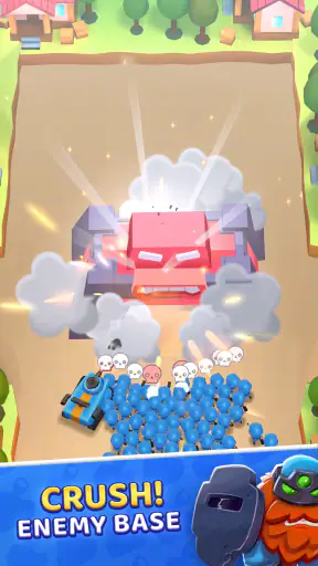 Grunt Rush: 군대 키우기 전략 게임 screenshot