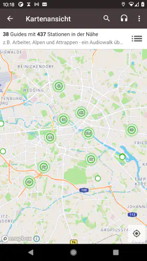 guidemate Audioguide-Plattform screenshot