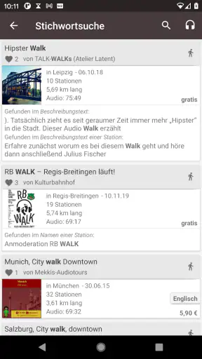 guidemate Audioguide-Plattform screenshot