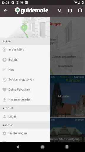 guidemate Audioguide-Plattform screenshot