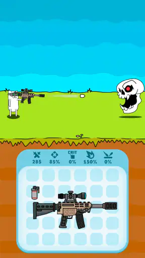 Gun Hero ― 2D 총 로그라이트 슈팅게임 screenshot