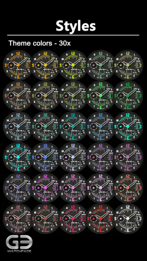 GYH007: Hybrid watchface screenshot