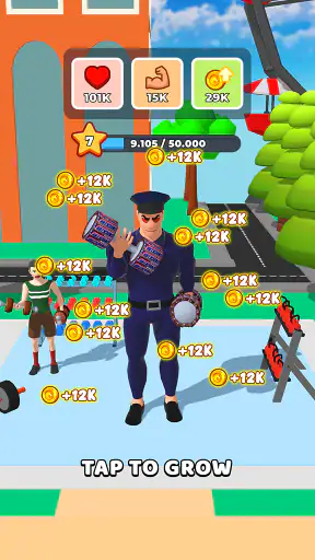 Gym Idle Clicker: 머슬 히어로 screenshot