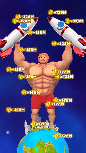 Gym Idle Clicker: 머슬 히어로 screenshot