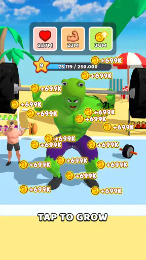 Gym Idle Clicker: 머슬 히어로 screenshot