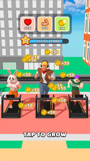 Gym Idle Clicker: 머슬 히어로 screenshot